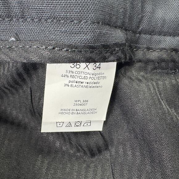 Kenneth Cole Mens 5-Pocket Slim Fit Techn-Cole Pants Black 36x34 - Picture 4 of 4